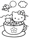 fargelegge hello kitty